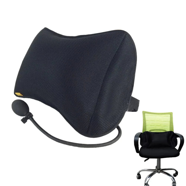 Portable Inflatable Orthopedic Lumbar Support
