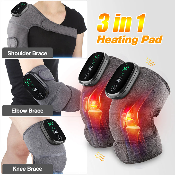 Knee Heating Massage Pad