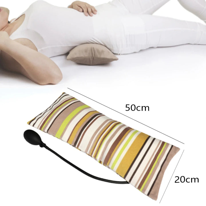 Portable Inflatable Orthopedic Lumbar Support